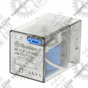 رله کمکی Finder مدل 60.13.9.220.0040 – ولتاژ 220 ولت DC، سه کنتاکت